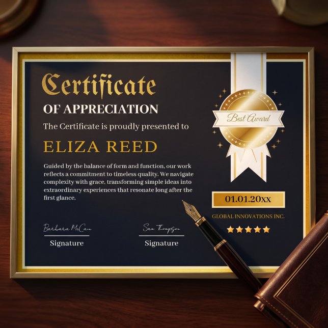 Multipurpose Achievement & Recognition Certificate Poster (Multipurpose Achievement & Recognition Certificate Poster)