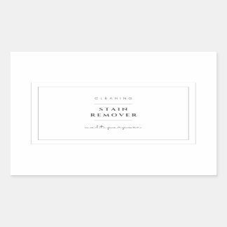 Multipurpose Stain Remover Label Stickers