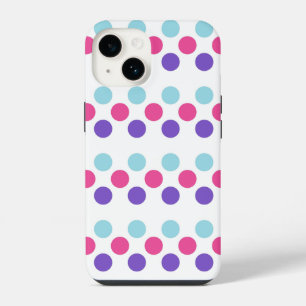 Multisexual Pride Flag Colours Polkadots iPhone 14 Case