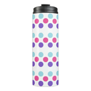 Multisexual Pride Flag Colours Polkadots Thermal Tumbler