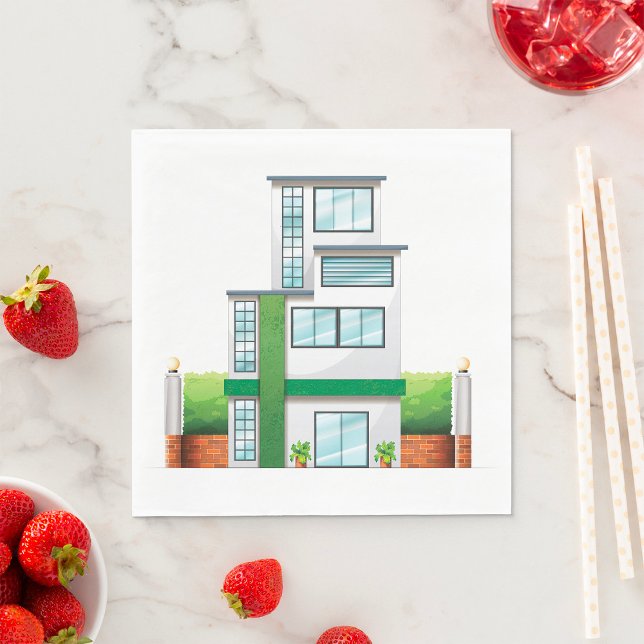 Multistorey House Napkin (Creator Uploaded)