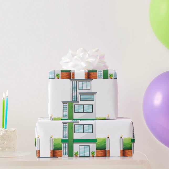 Multistorey House Wrapping Paper (Creator Uploaded)