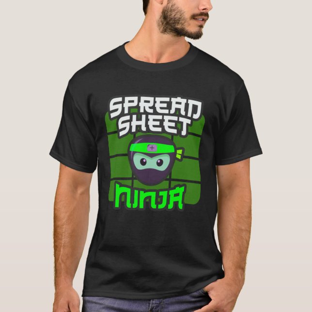 Multitasking CFO Accountant Analysis SPREADSHEET N T-Shirt (Front)