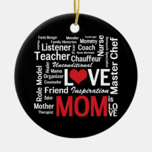 Multitasking Mum - Mother's Day or Mum's Birthday Ceramic Tree Decoration