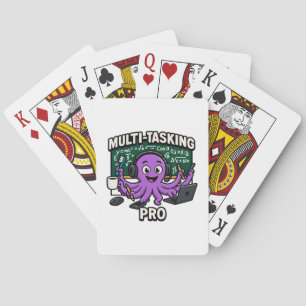 Multitasking Octopus Classroom Learner Pro Playing Cards