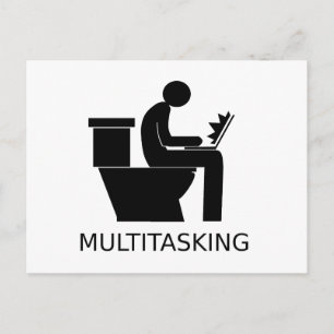 Multitasking Post Card