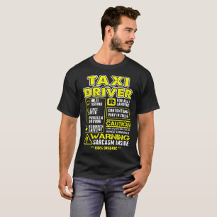 Multitasking Taxi Driver Tshirt