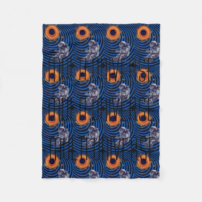 MULTIUNIVERSE MONKEY  FLEECE BLANKET (Front)