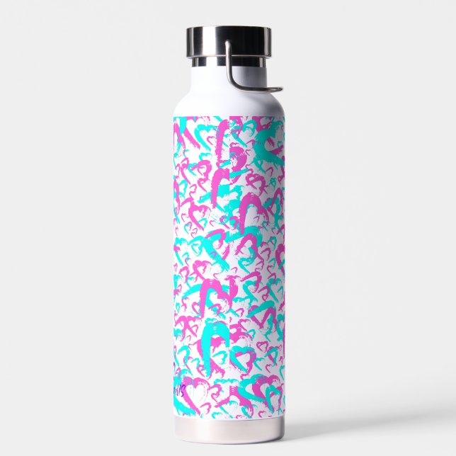 Multiverse Hearts Water Bottle (Left)