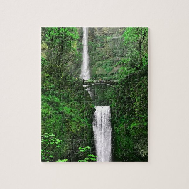 Multnomah Falls #1 Jigsaw Puzzle (Vertical)