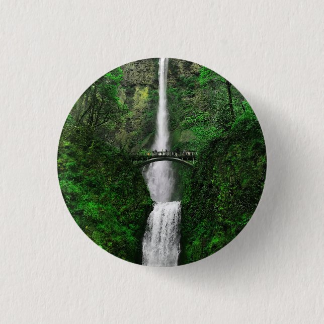 Multnomah Falls #2 Button (Front)