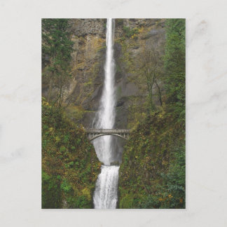 Multnomah Falls and Benson Footbridge Postcard