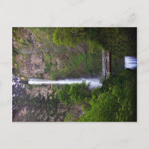 Multnomah Falls Bridge Repair, Oregon Postcard