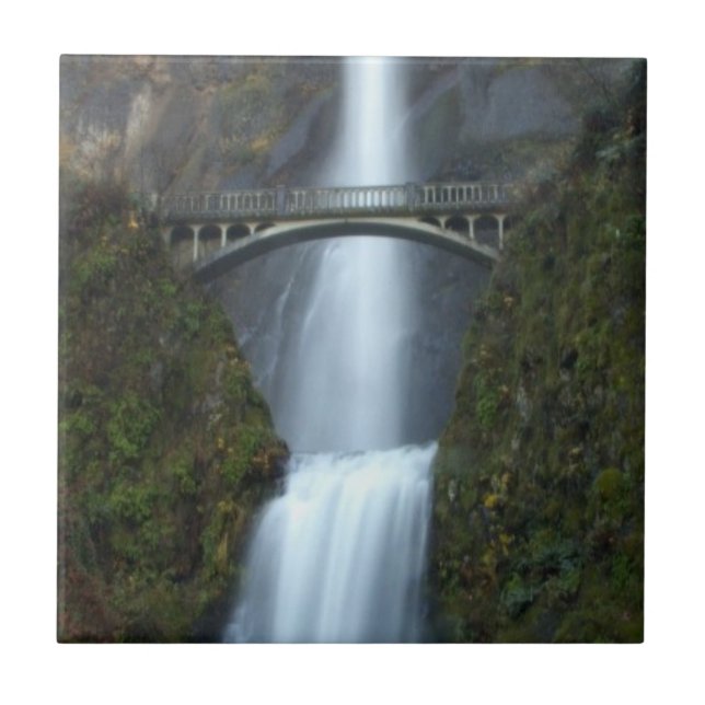 Multnomah Falls Ceramic Tile (Front)