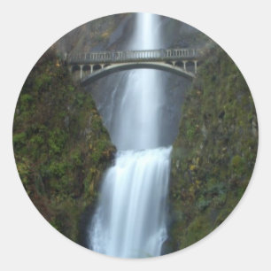 Multnomah Falls Classic Round Sticker