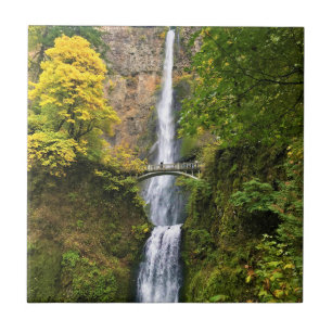 Multnomah Falls, Columbia River Gorge, Oregon Ceramic Tile