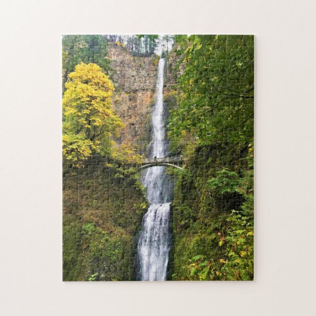 Multnomah Falls, Columbia River Gorge, Oregon Jigsaw Puzzle (Vertical)