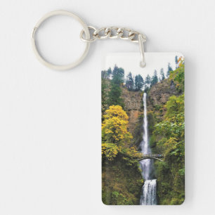 Multnomah Falls, Columbia River Gorge, Oregon Key Ring