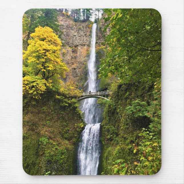Multnomah Falls, Columbia River Gorge, Oregon Mouse Pad (Front)