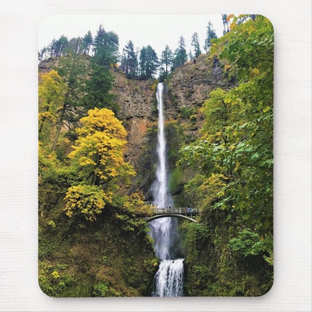 Multnomah Falls, Columbia River Gorge, Oregon Mouse Pad (Front)