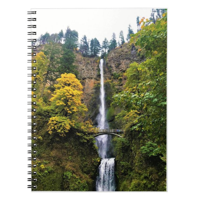 Multnomah Falls, Columbia River Gorge, Oregon Notebook (Front)