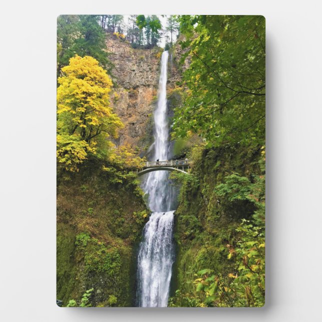 Multnomah Falls, Columbia River Gorge, Oregon Plaque (Front)