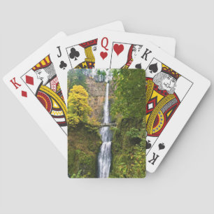 Multnomah Falls, Columbia River Gorge, Oregon Playing Cards