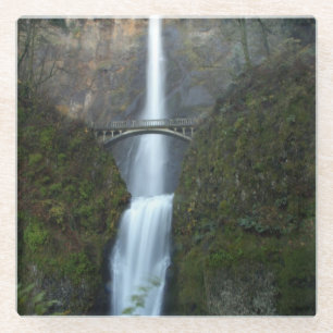 Multnomah Falls Glass Coaster