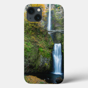 Multnomah Falls In Autumn In The Columbia Gorge iPhone 13 Case