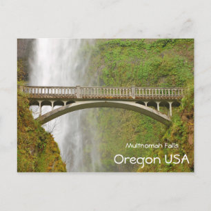 Multnomah Falls in Oregon Postcard