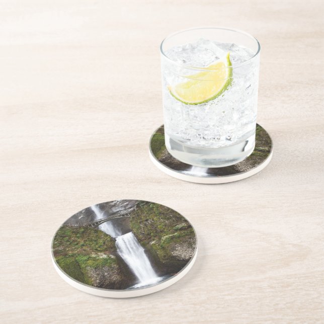 Multnomah Falls in the Columbia Gorge Coaster (Side)