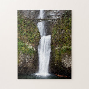 Multnomah Falls in the Columbia Gorge Jigsaw Puzzle