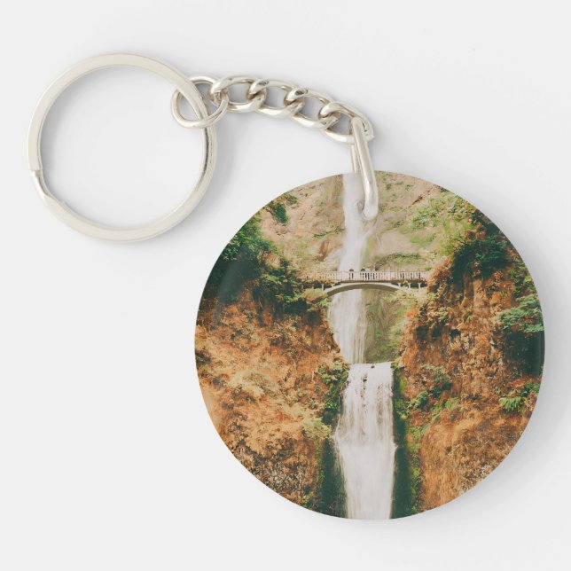 Multnomah Falls Key Ring (Front)