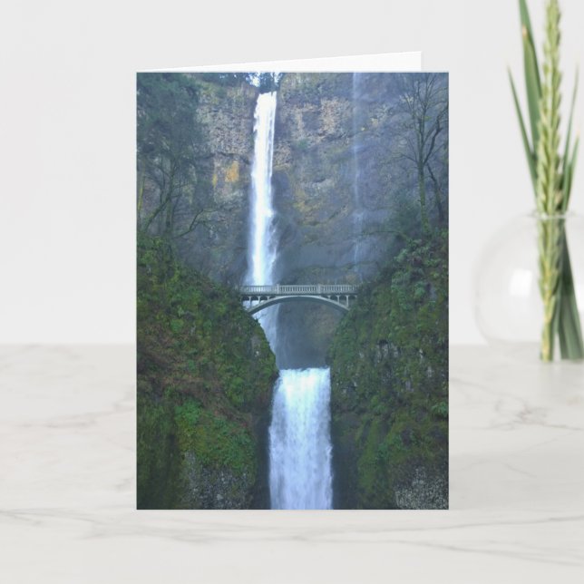Multnomah Falls, OR Card (Front)