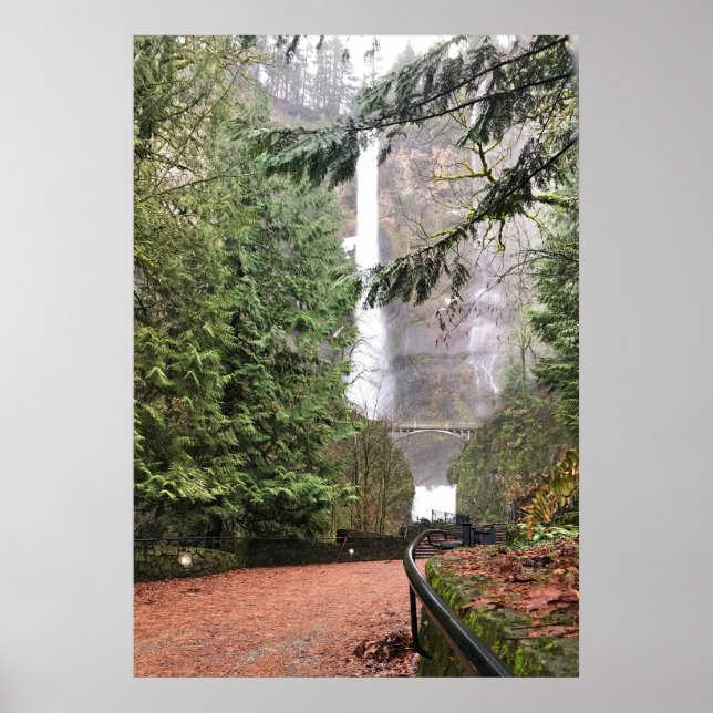 Multnomah Falls, OR Poster (Front)