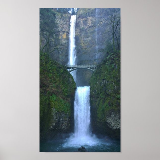Multnomah Falls, OR Poster (Front)