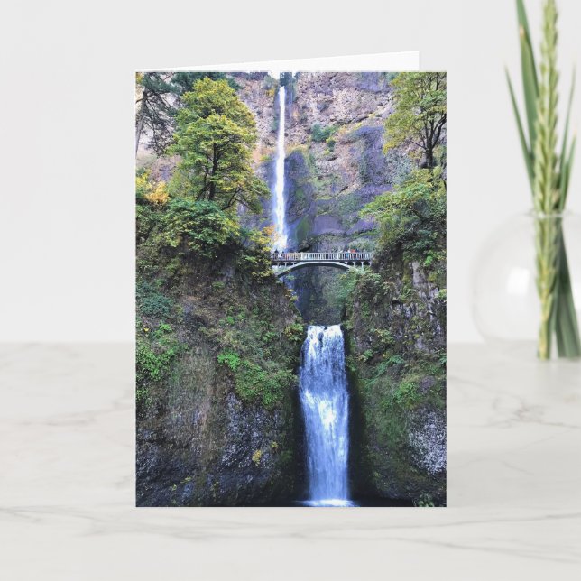 Multnomah Falls, Oregon Card (Front)