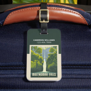 Multnomah Falls Oregon Luggage Tag