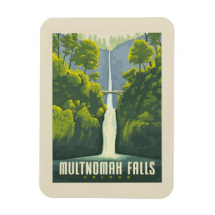 Multnomah Falls Oregon Magnet