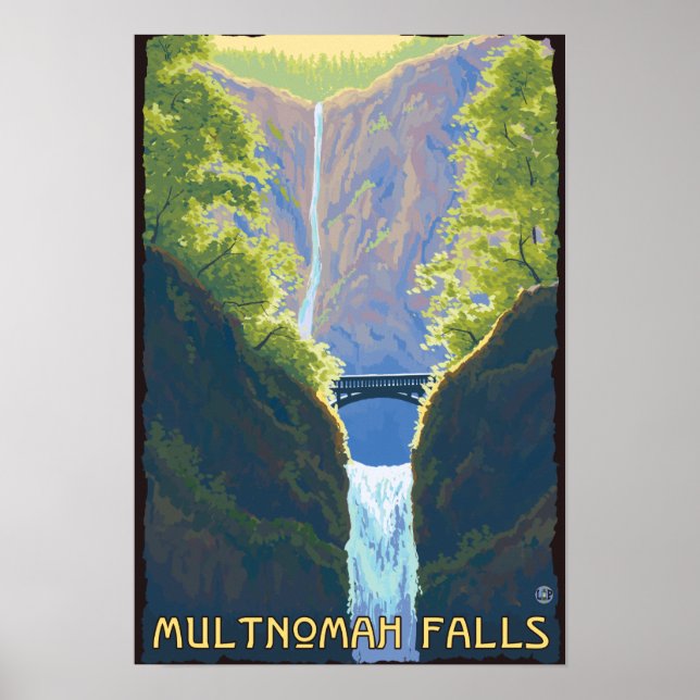 Multnomah Falls, OregonMaiden of the Falls Poster (Front)