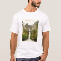 Multnomah Falls T Shirt Oregon Waterfall
