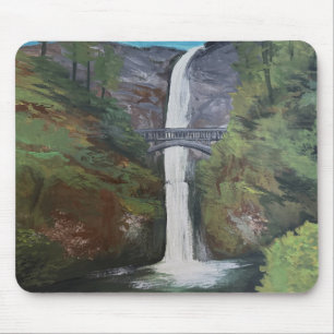 Multnomah Falls View Mouse Pad