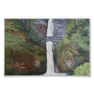 Multnomah Falls View Photo Print