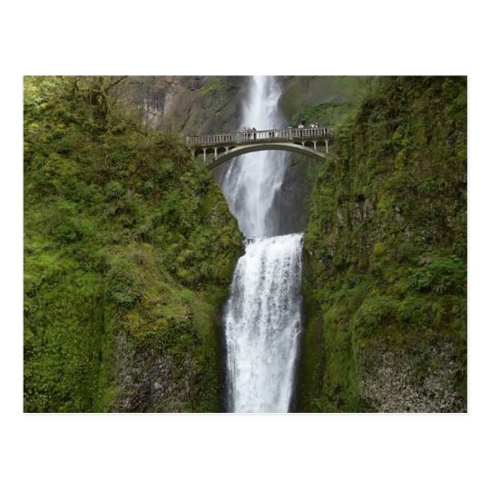 Multnomah Falls Waterfall Postcard