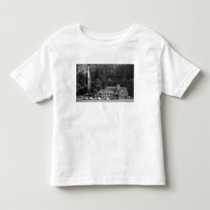 Multnomah Lodge and Falls Photograph Toddler T-Shirt