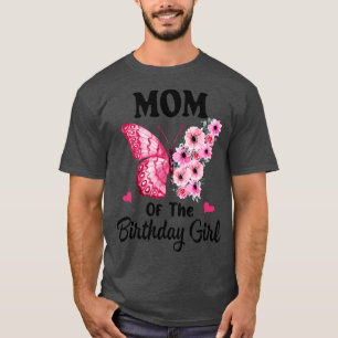 Mum 1st First Birthday Matching Family Butterfly F T-Shirt