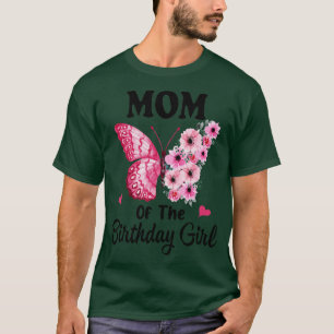 Mum 1st First Birthday Matching Family Butterfly F T-Shirt