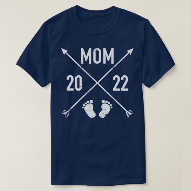 Mum 2022 hipster T-Shirt (Design Front)