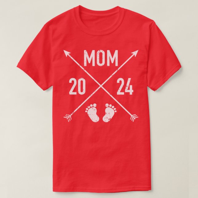 Mum 2024 hipster T-Shirt (Design Front)