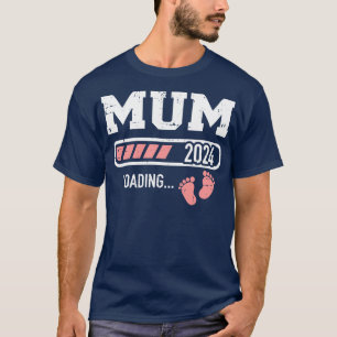 Mum 2024 loading bar for new mum T-Shirt